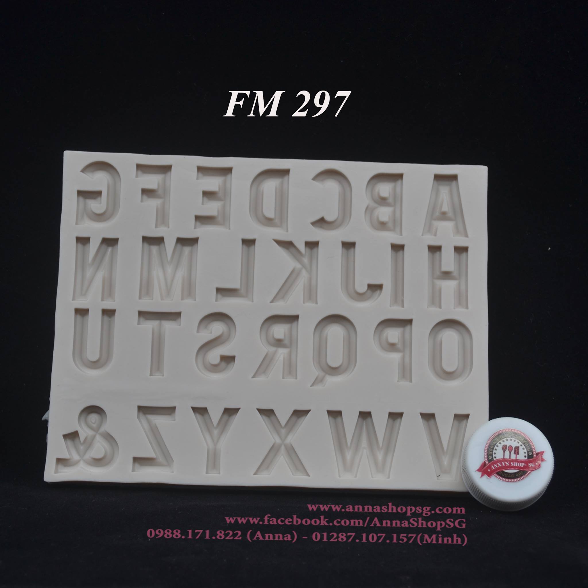 KHUÔN FONDANT CHỮ FM297