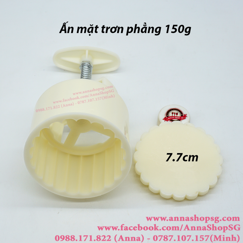 ẤN MẶT TRƠN PHẲNG 150g TRÒN