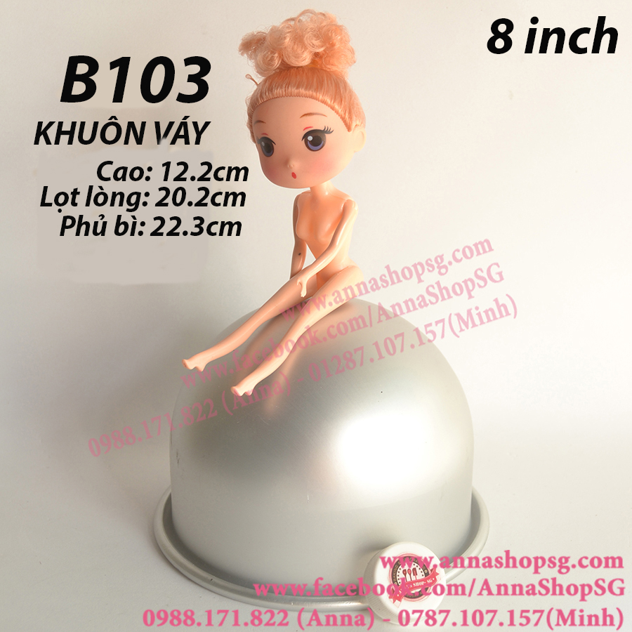 KHUÔN VÁY 8INCH B103