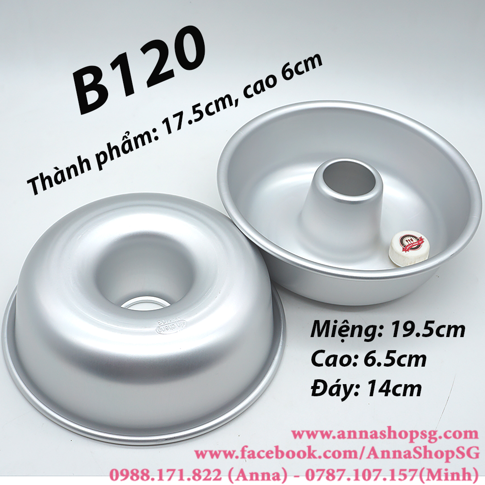 B120 KHUÔN CHINFON ĐÁY BẦU 17.5cm