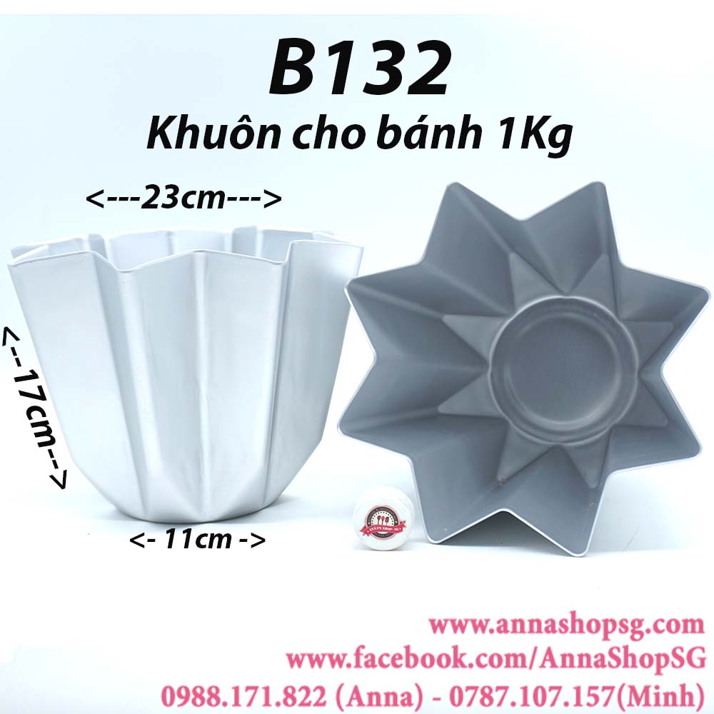 B132 KHUÔN PANDORO NHÔM 1KG