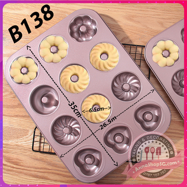 B138 KHUÔN DONUT 4 KIỂU