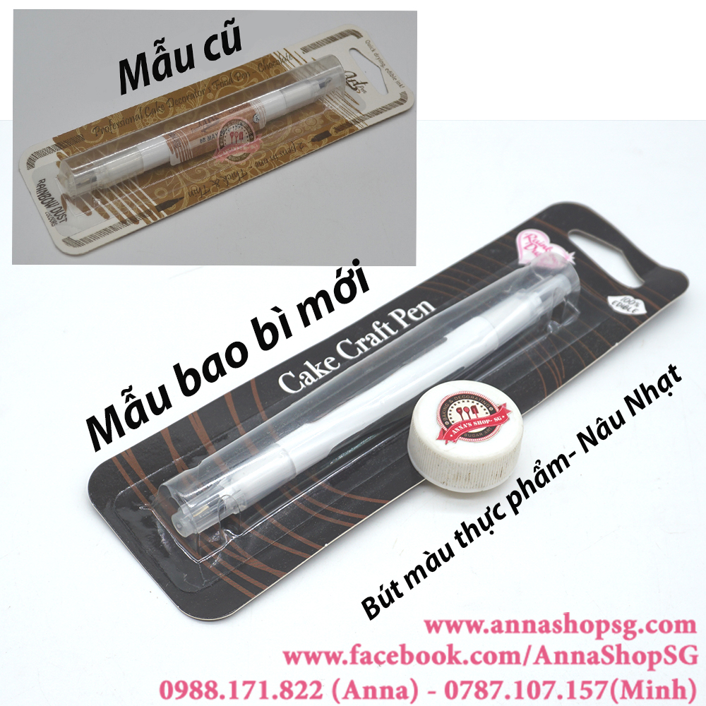 BÚT MÀU THỰC PHẨM NÂU NHẠT (CHOCOLATE)