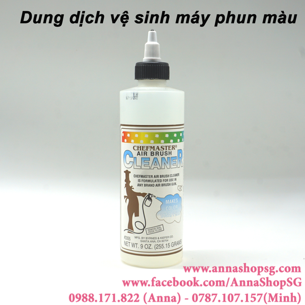 DUNG DỊCH VỆ SINH MÁY PHUN MÀU AIRBRUSH