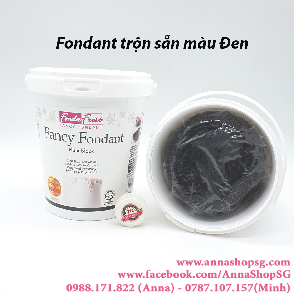 FONDANT ĐEN FANCY 1KG