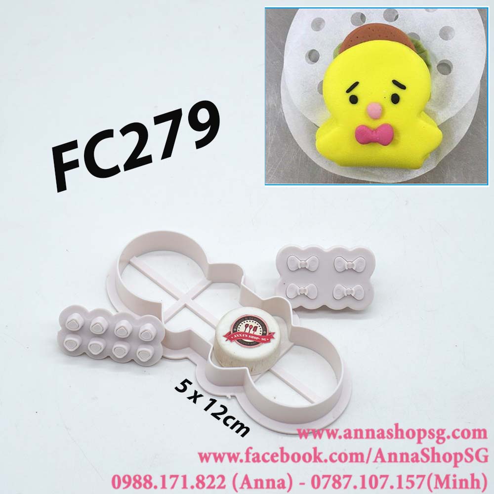 FC279 CUTTER BÁNH BAO CHIM CÁNH CỤT