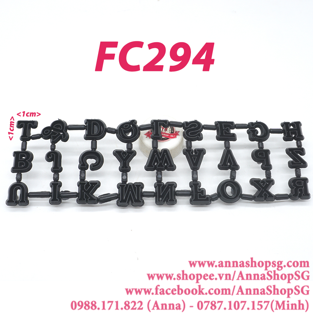 FC294 SET CUTTER CHỮ IN 1cm
