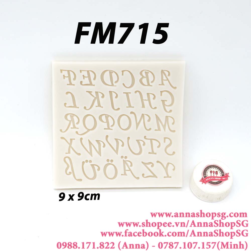 FM715 KHUÔN CHỮ NÉT CÁCH ĐIỆU