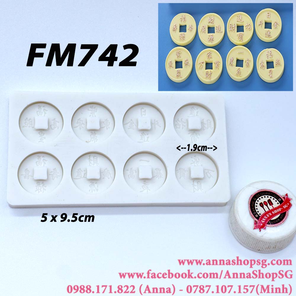 FM742 KHUÔN 8 ĐỒNG XU