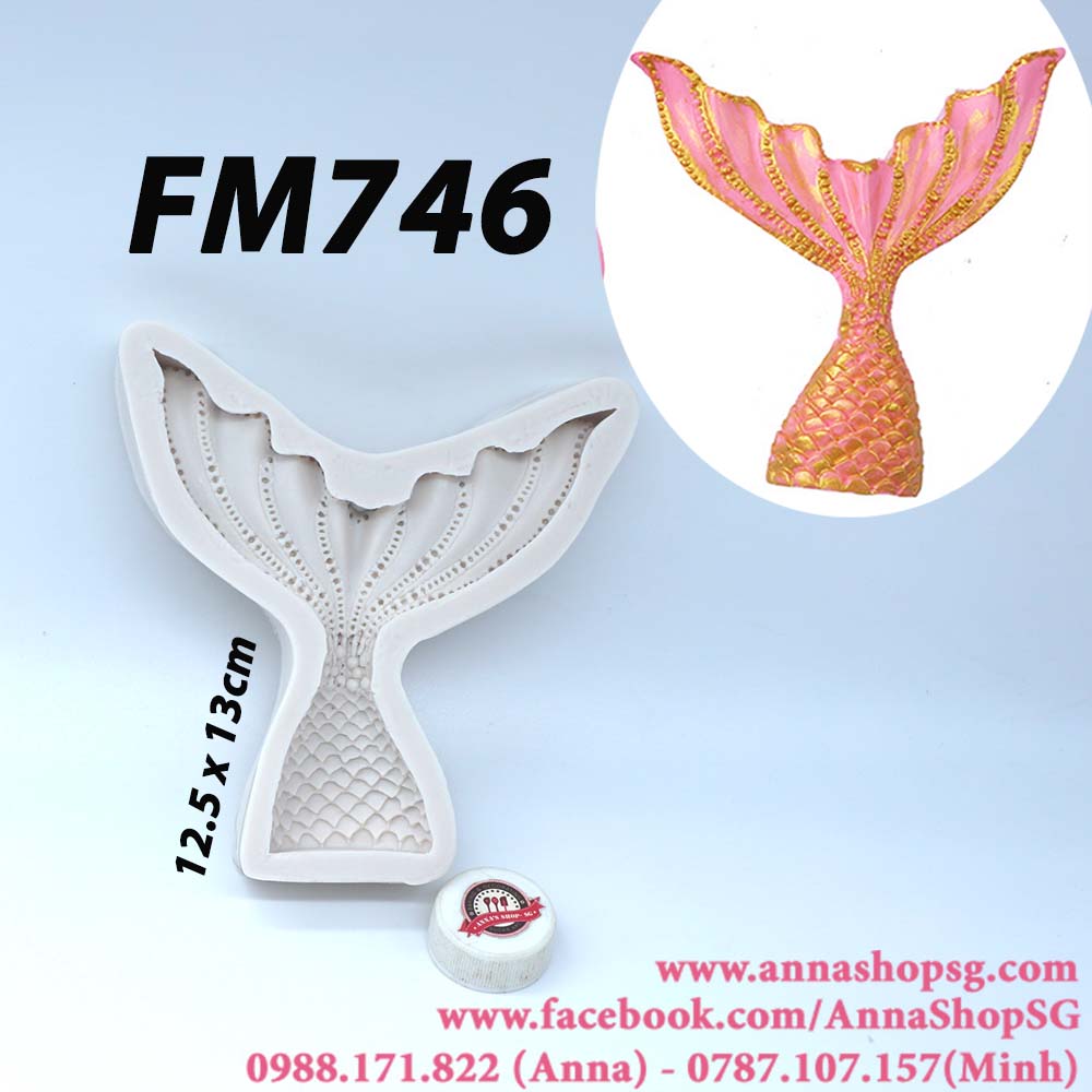 FM746 KHUÔN ĐUÔI CÁ XÒE THÂN DÀI