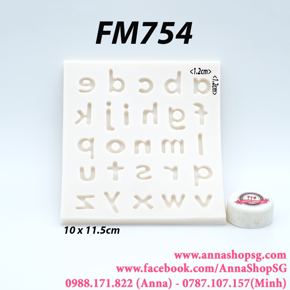 FM754 KHUÔN CHỮ THƯỜNG NHỎ