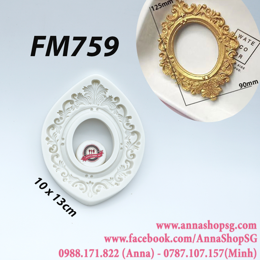FM759 KHUÔN KHUNG VIỀN OVAL LỚN 2