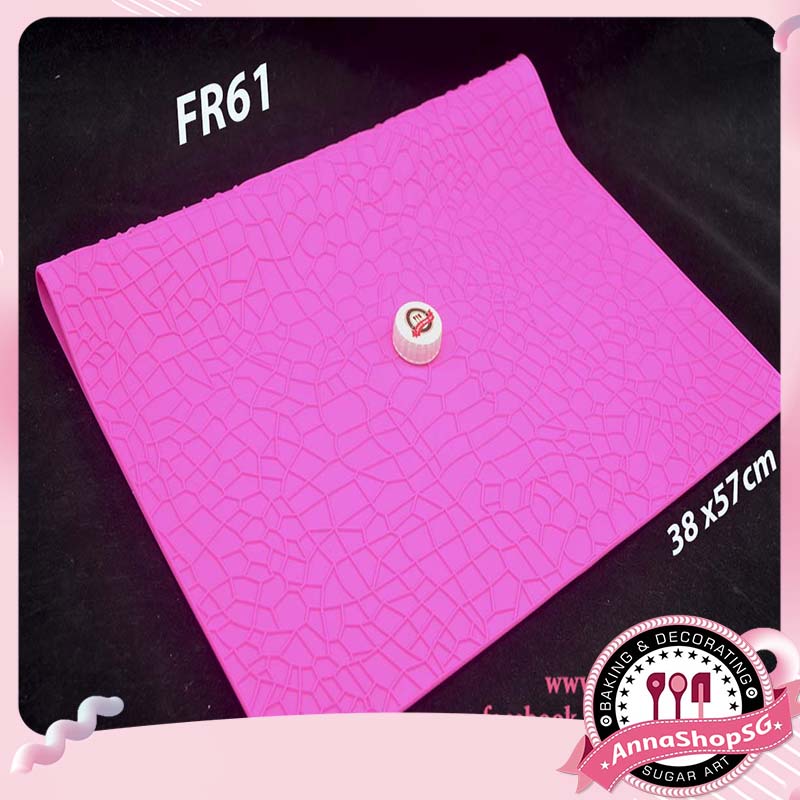 MAT TẠO HOA VĂN DA CÁ SẤU FR61