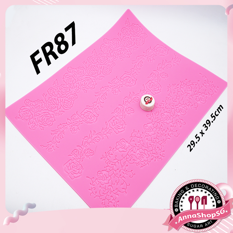 FR87 KHUÔN REN 4 DÃY HOA HỒNG