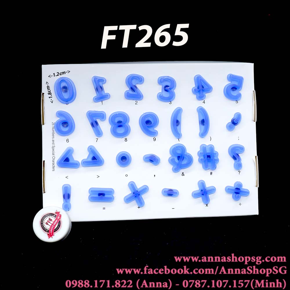 FT265 BỘ ẤN SỐ SIZE NHỎ