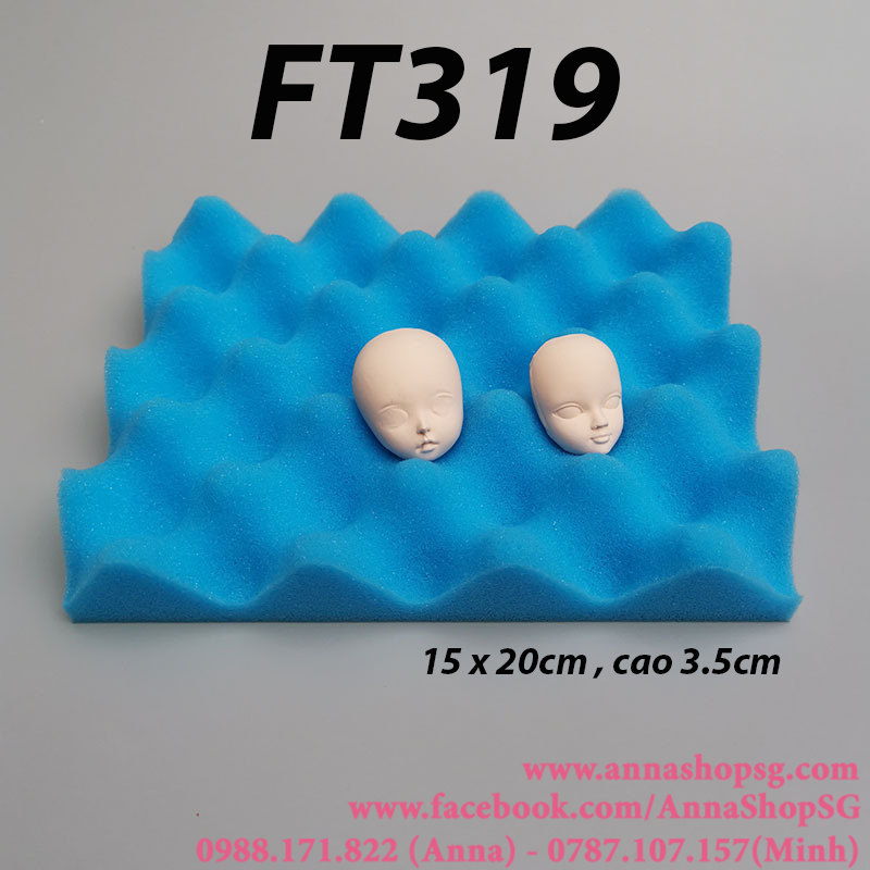 FT319 MIẾNG PHƠI HOA, MẶT BÚP BÊ