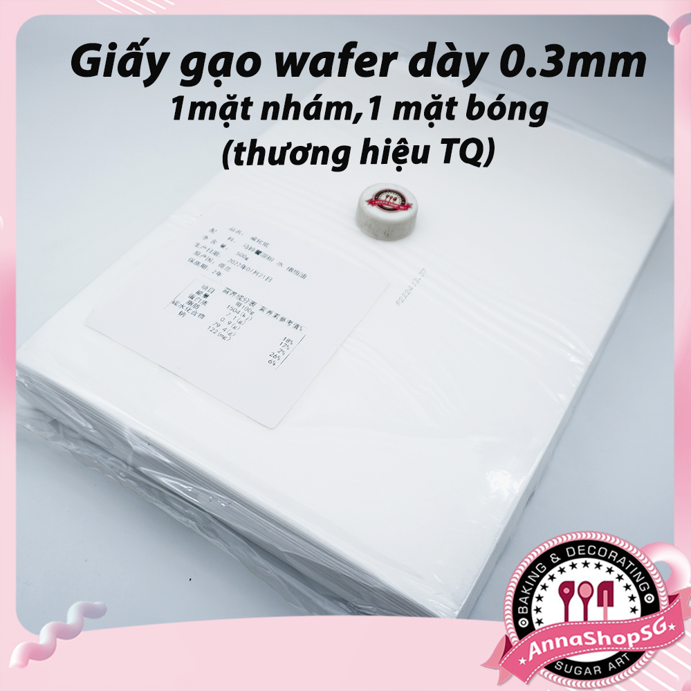GIẤY GẠO WAFER DÀY 0.3mm (TRUNG QUỐC)
