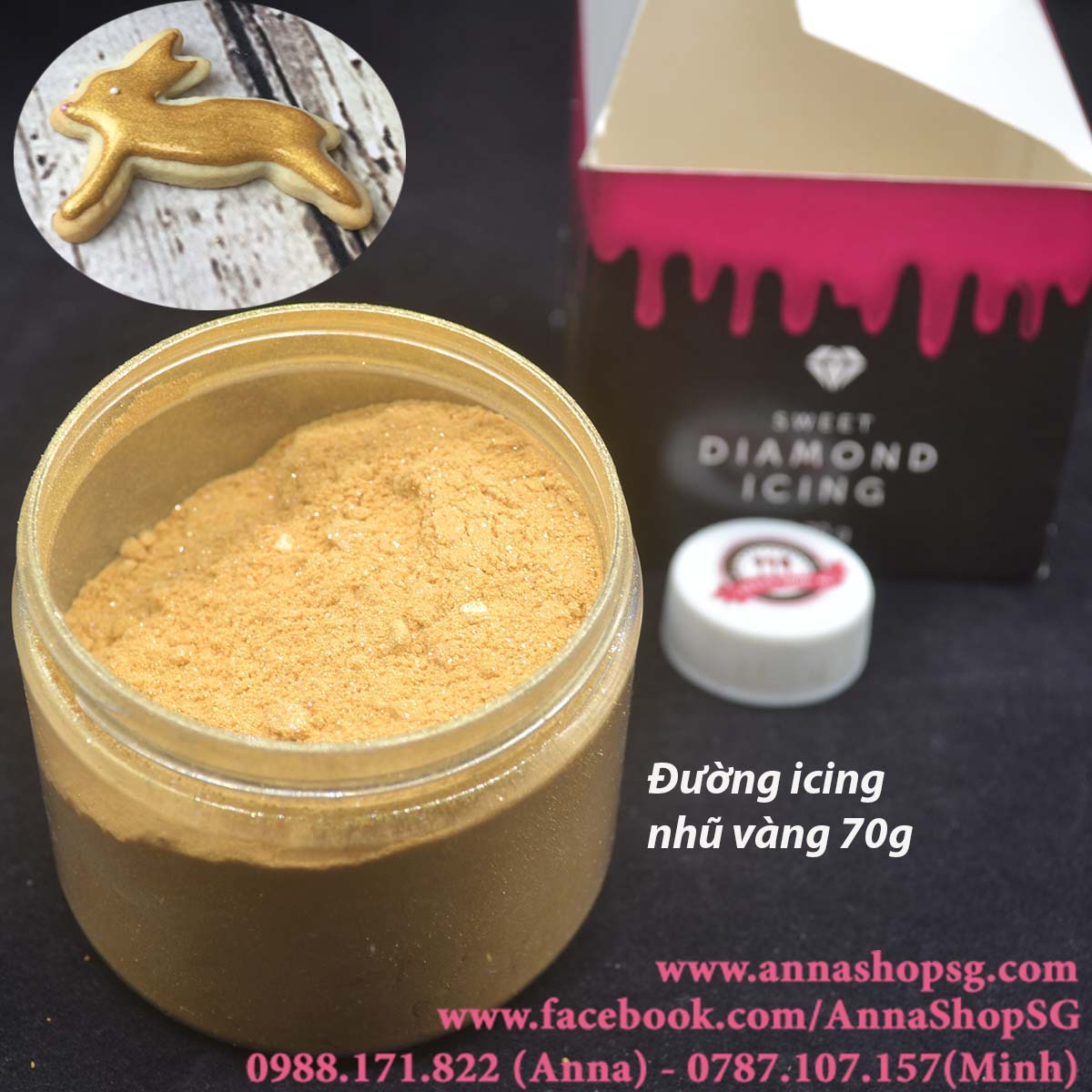 ĐƯỜNG DIAMOND ICING - GOLD