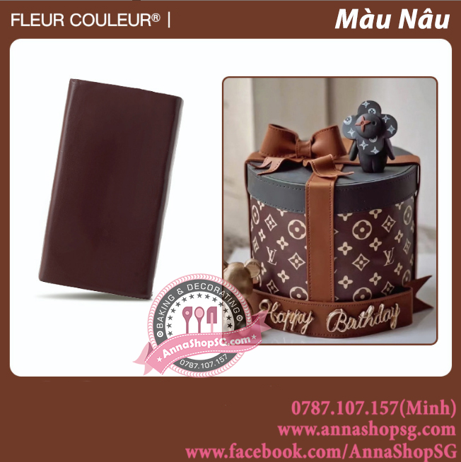 GUMPASTE FLEUR COULEUR NHIỀU MÀU (200g)