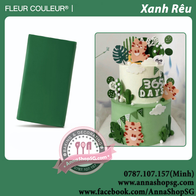 GUMPASTE FLEUR COULEUR NHIỀU MÀU (200g)