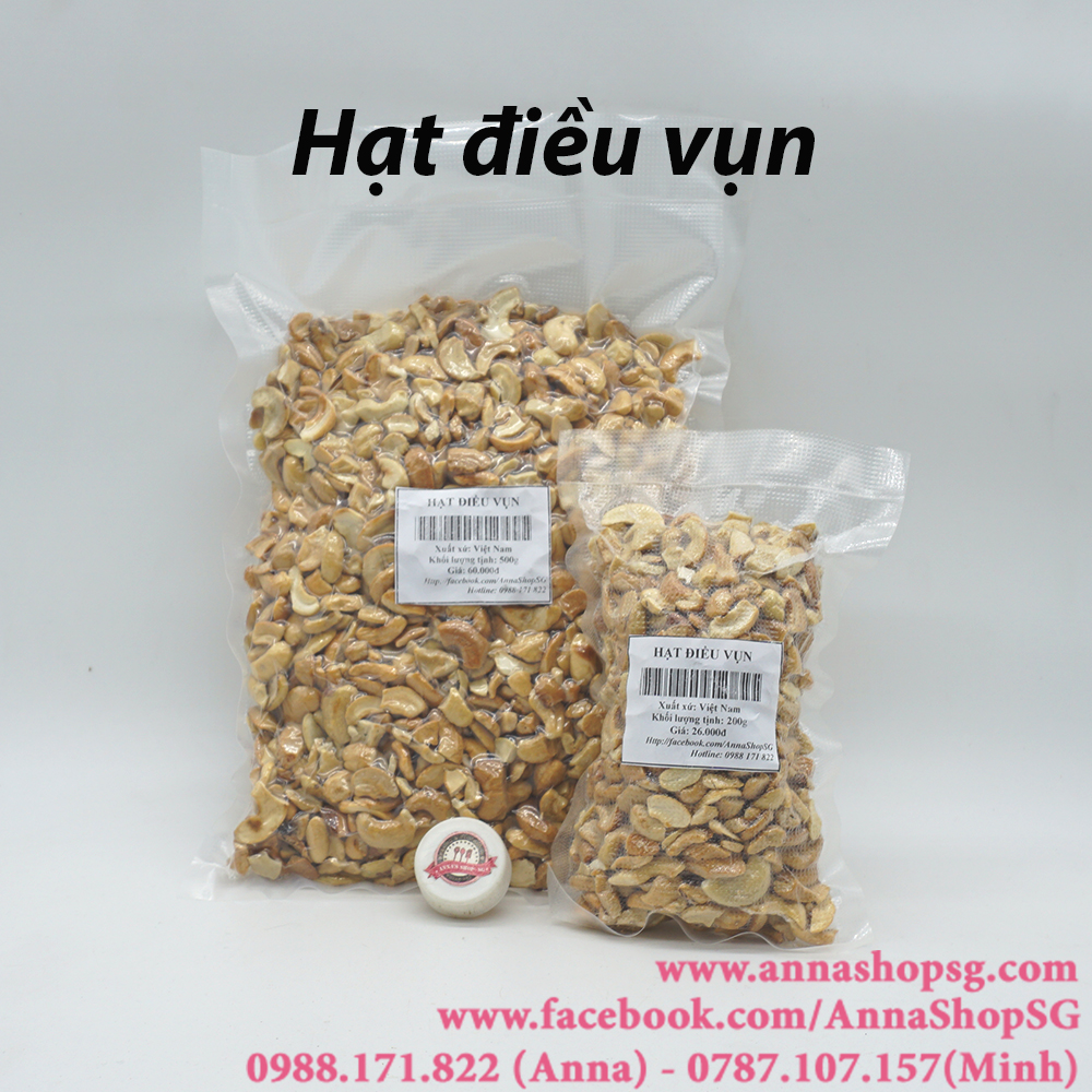 HẠT ĐIỀU VỤN 200g