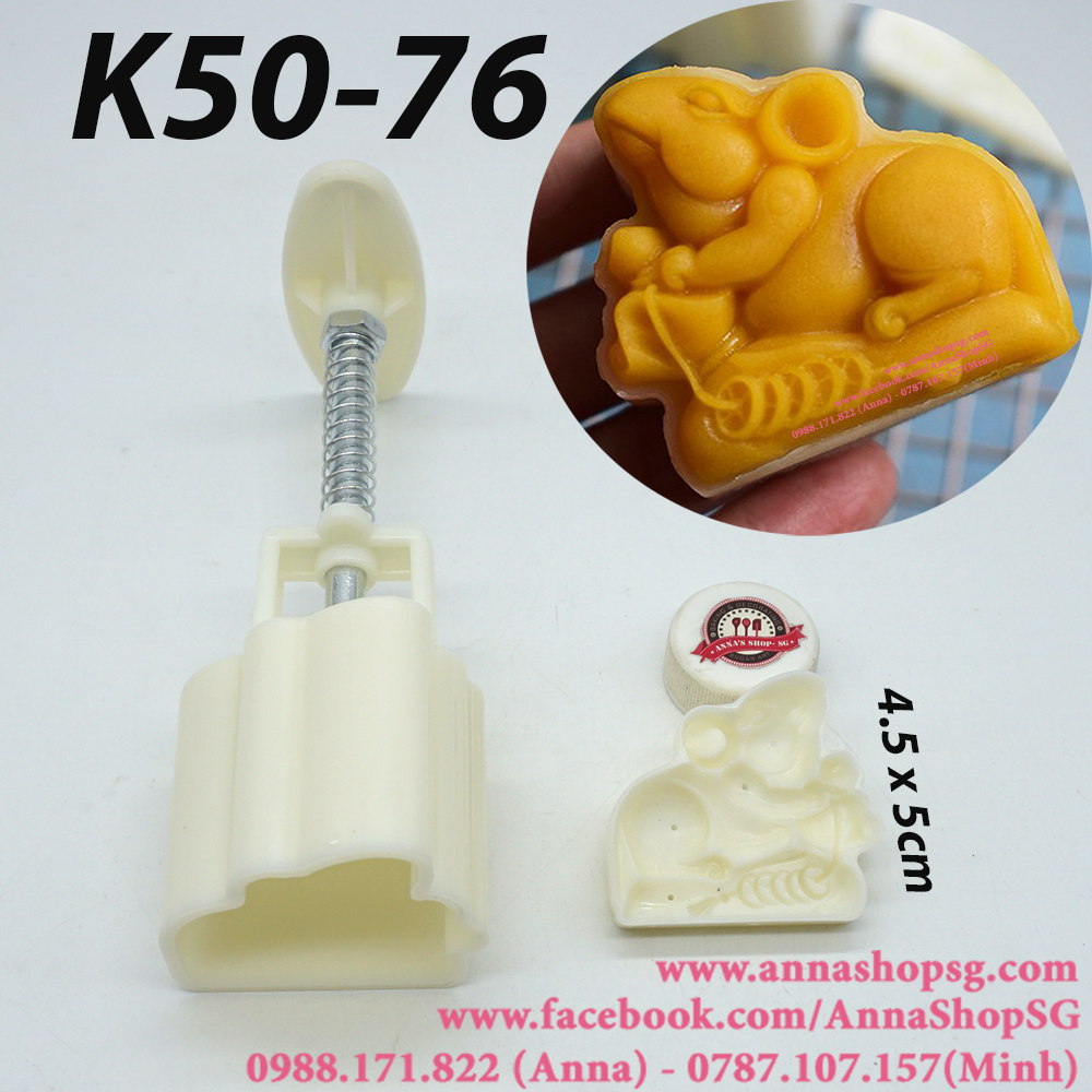 K50-76 KHUÔN TRUNG THU 50g CHUỘT