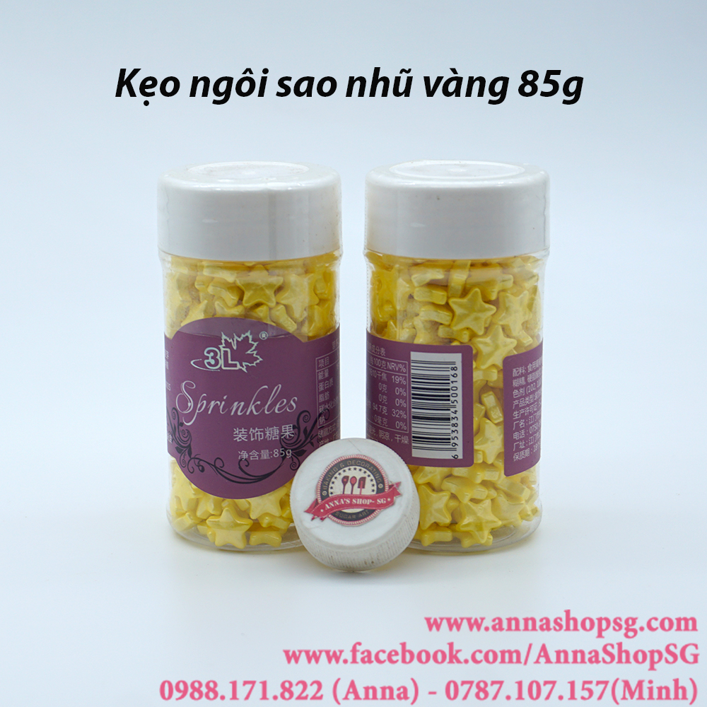 KẸO NGÔI SAO NHŨ VÀNG 3L 85g