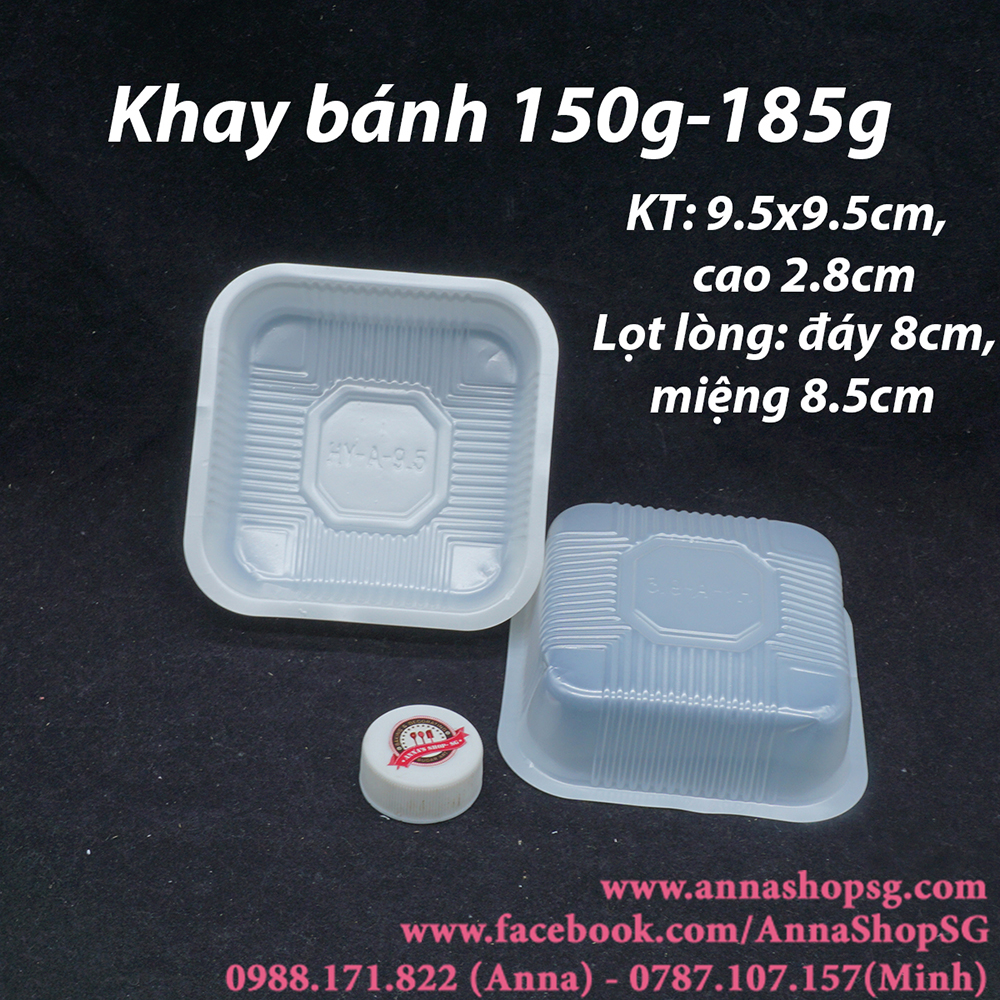 KHAY 9.5 ĐỤC CHO BÁNH 150G-185G (100C)