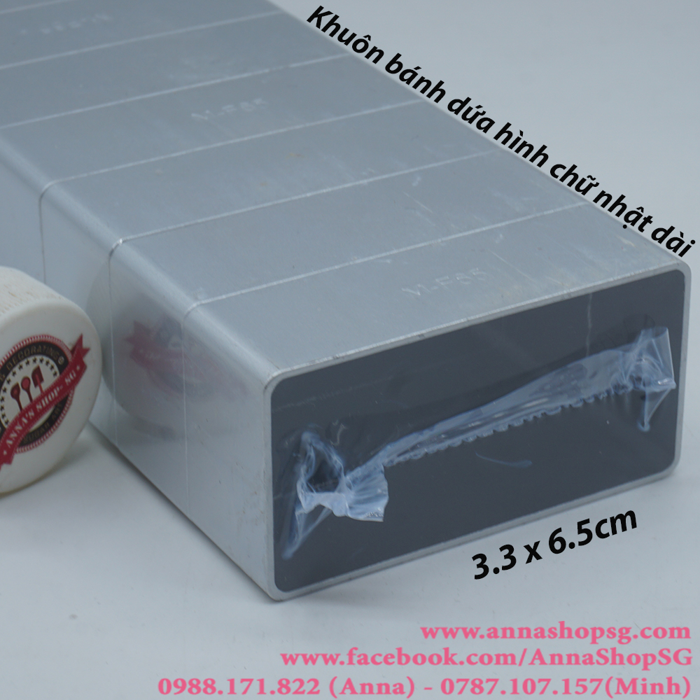 KHUÔN BÁNH DỨA HÌNH CHỮ NHẬT DÀI