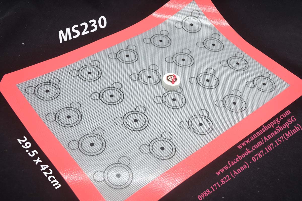 MAT MACARRON GẤU SỢI THỦ TINH MS230