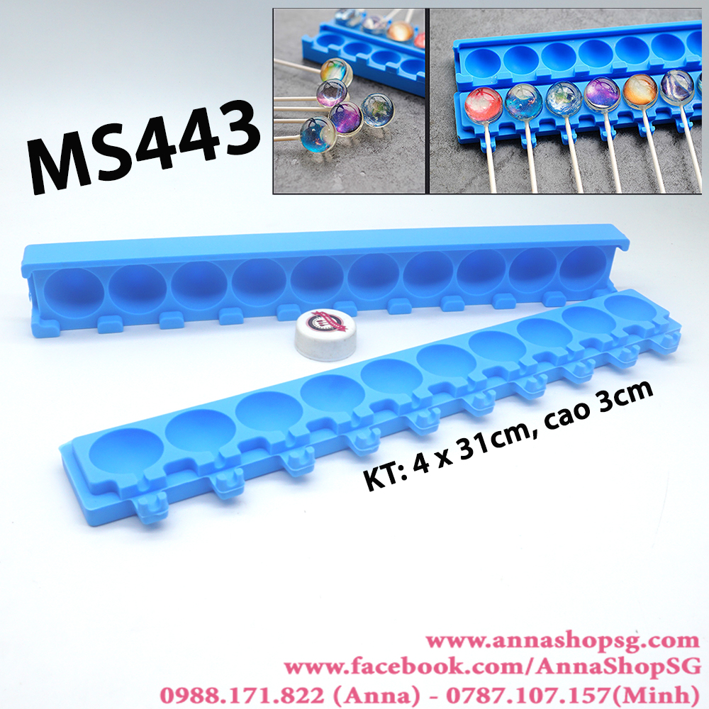 KHUÔN LÀM KẸO MÚT TRÒN MS443