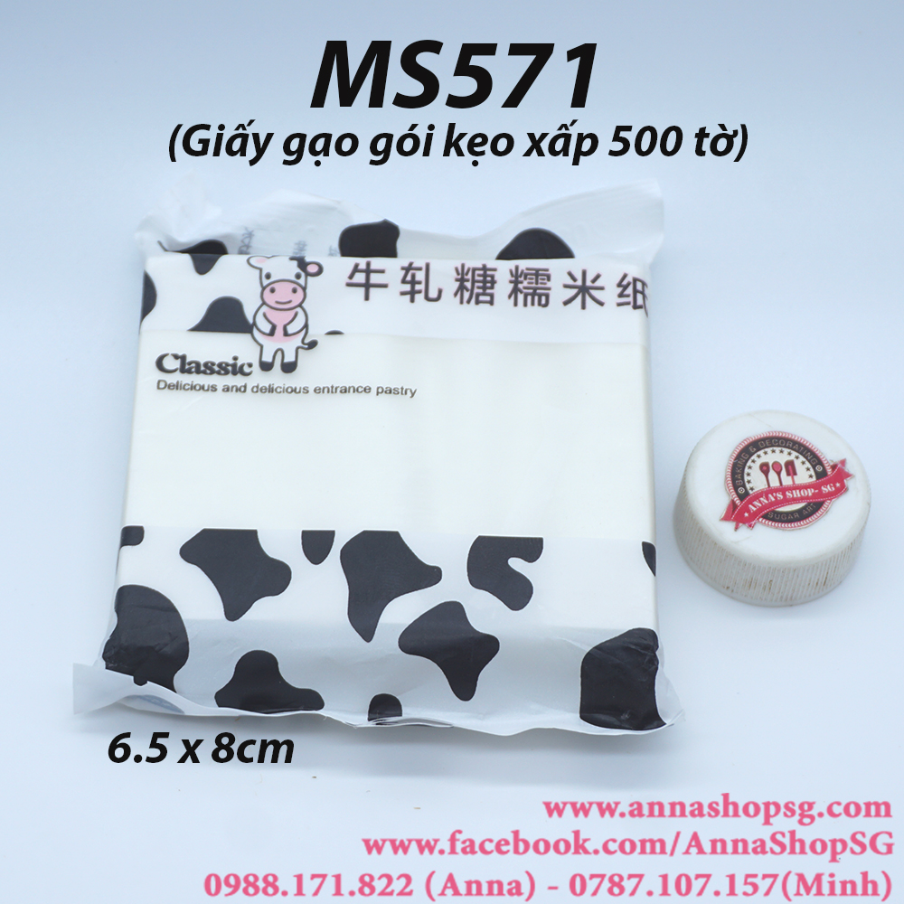 MS571 TÚI 500 TỜ GIẤY GẠO GÓI KẸO