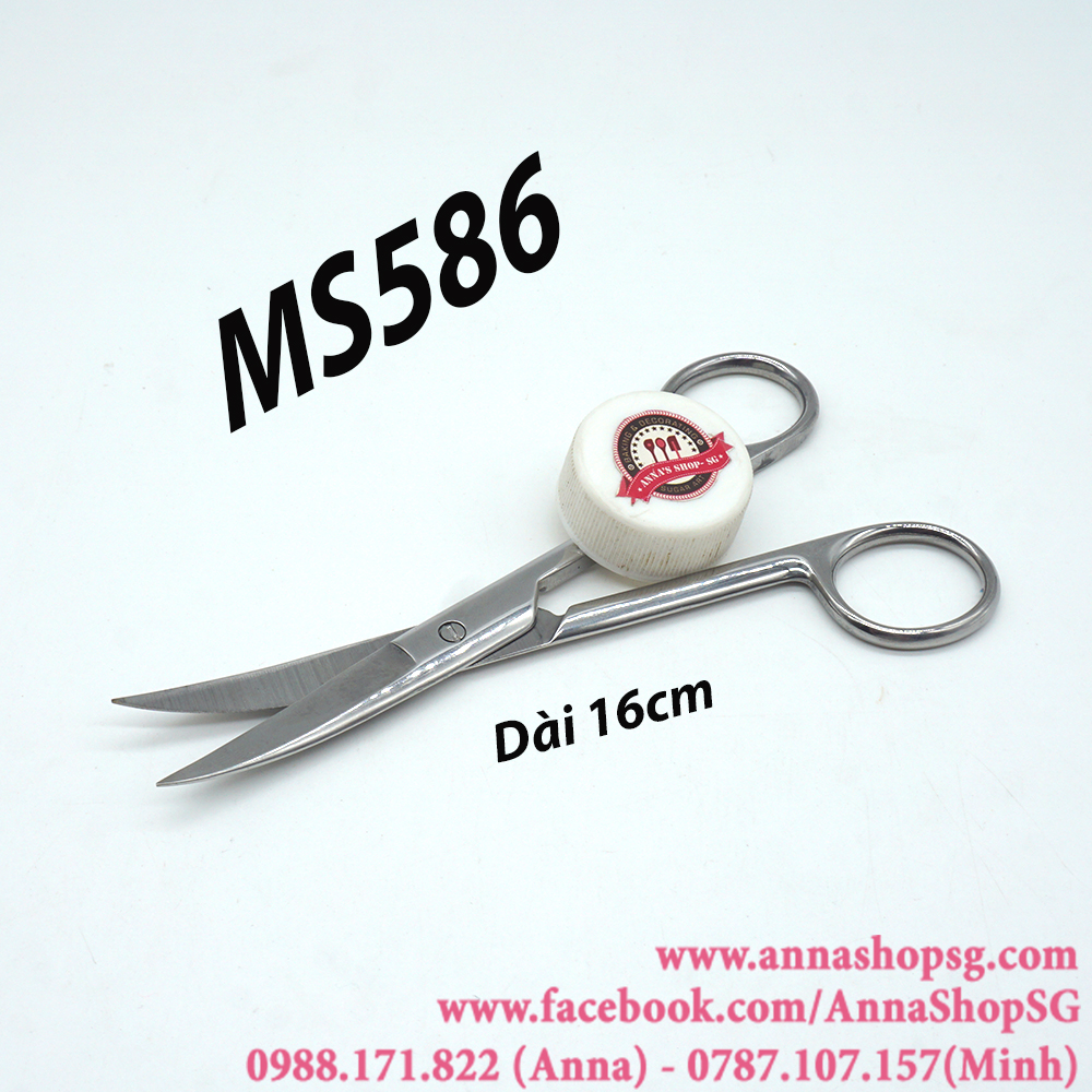 MS586 KÉO GẮP HOA INOX 16cm