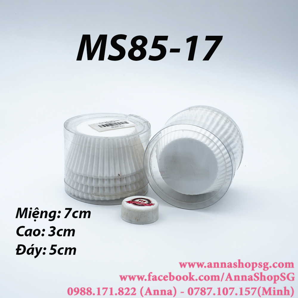 Cup giấy trắng trơn MS85-17