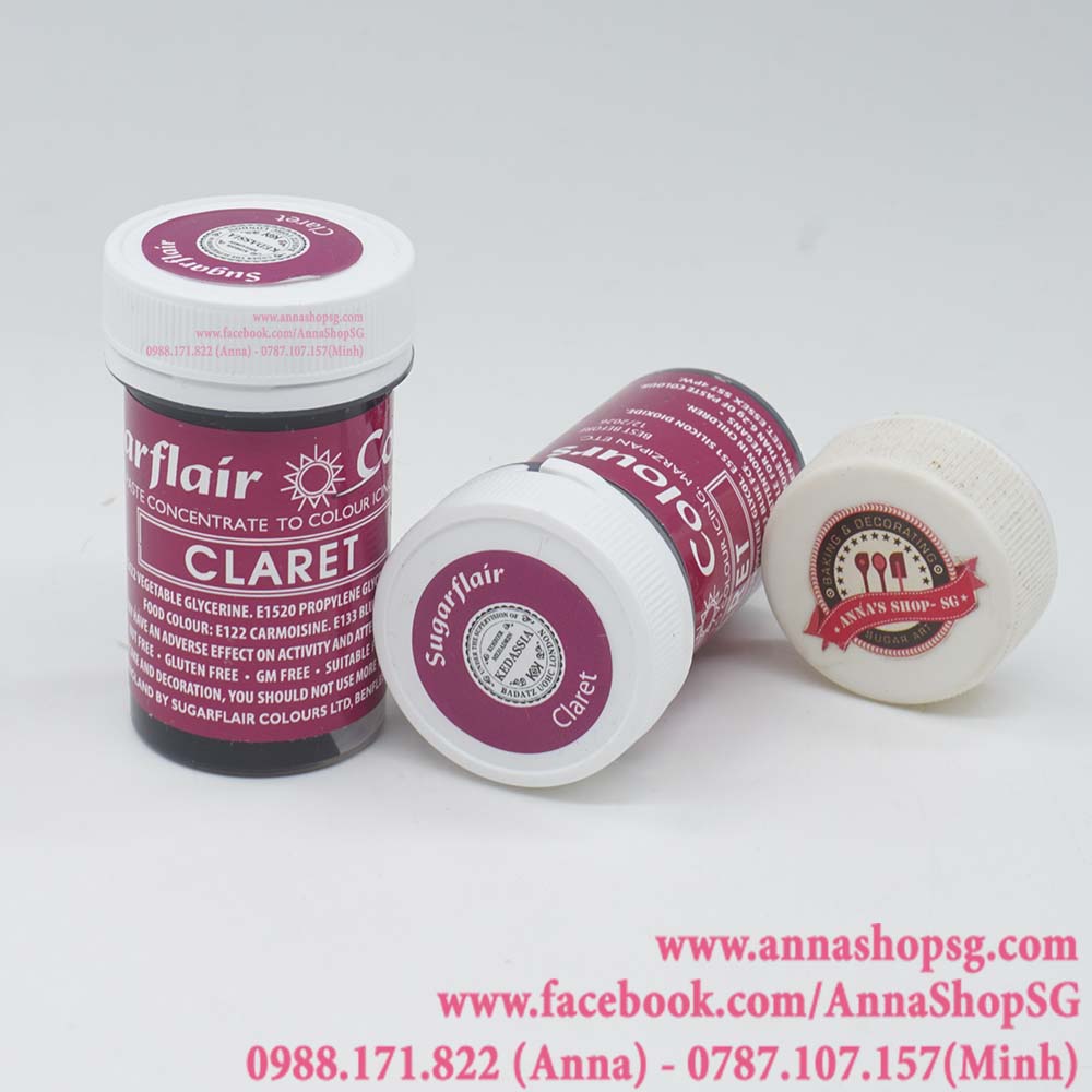 MÀU PASTE CLARET 25G