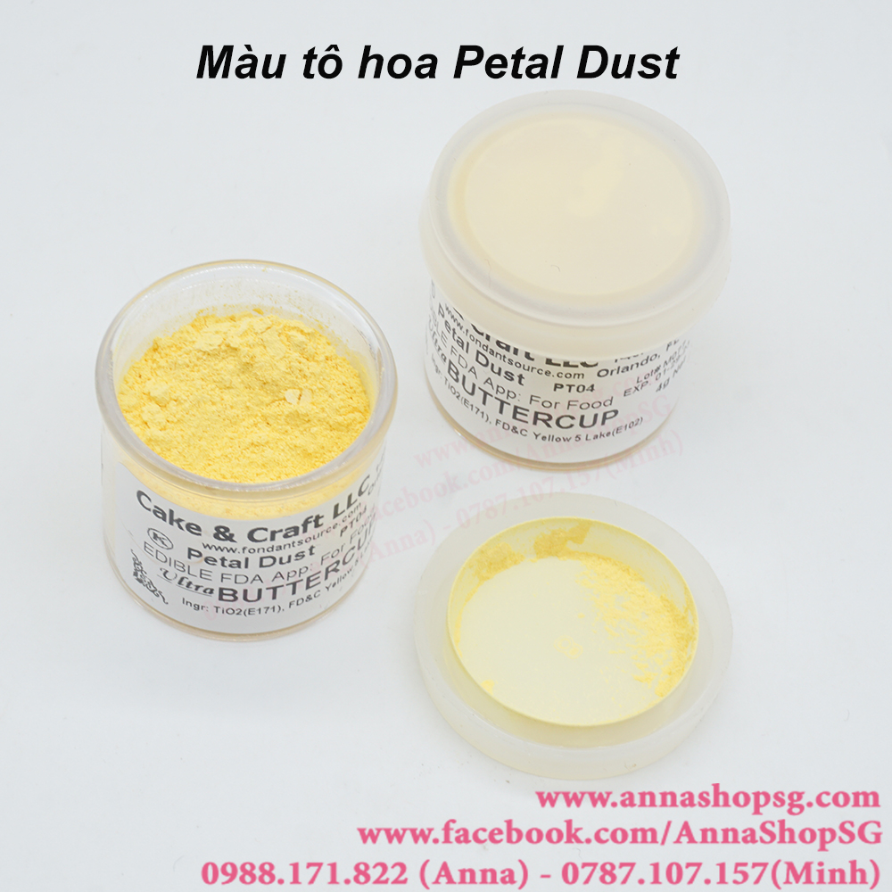 MÀU TÔ HOA (PETAL DUST) BUTTERCUP