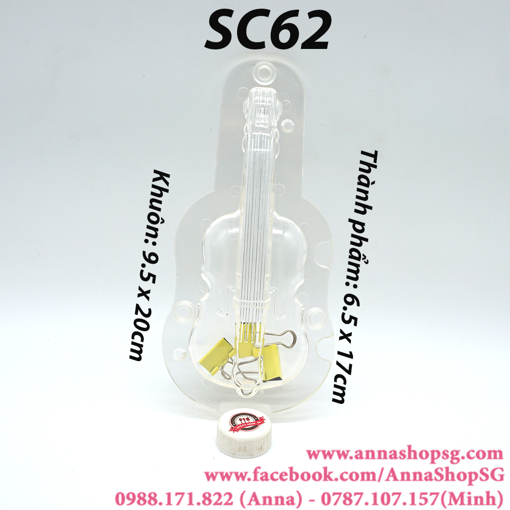 SC62 KHUÔN NHỰA CỨNG ĐÀN VIOLIN
