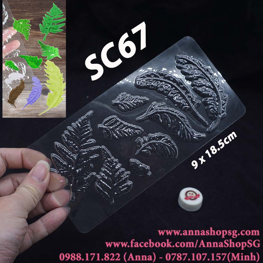 SC67 KHUÔN NHỰA LÁ VÀ LÔNG VŨ