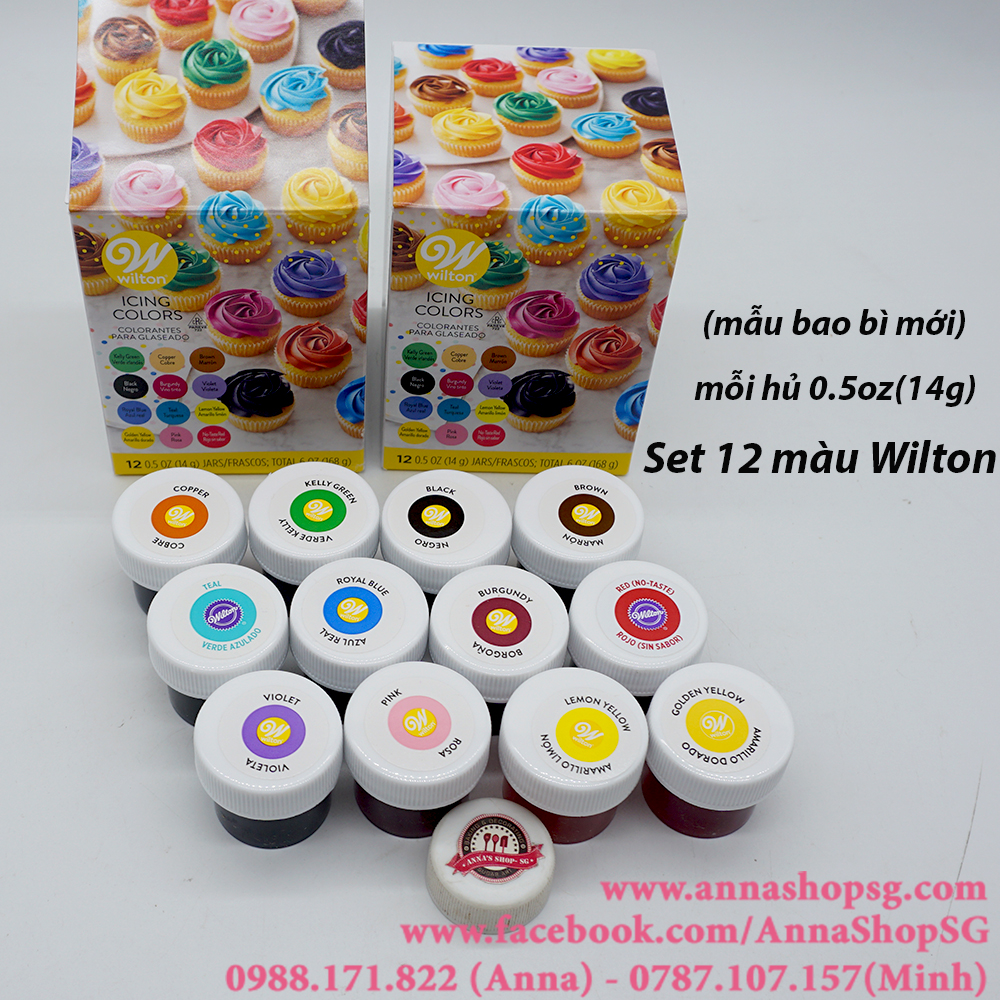 SET 12 MÀU WILTON