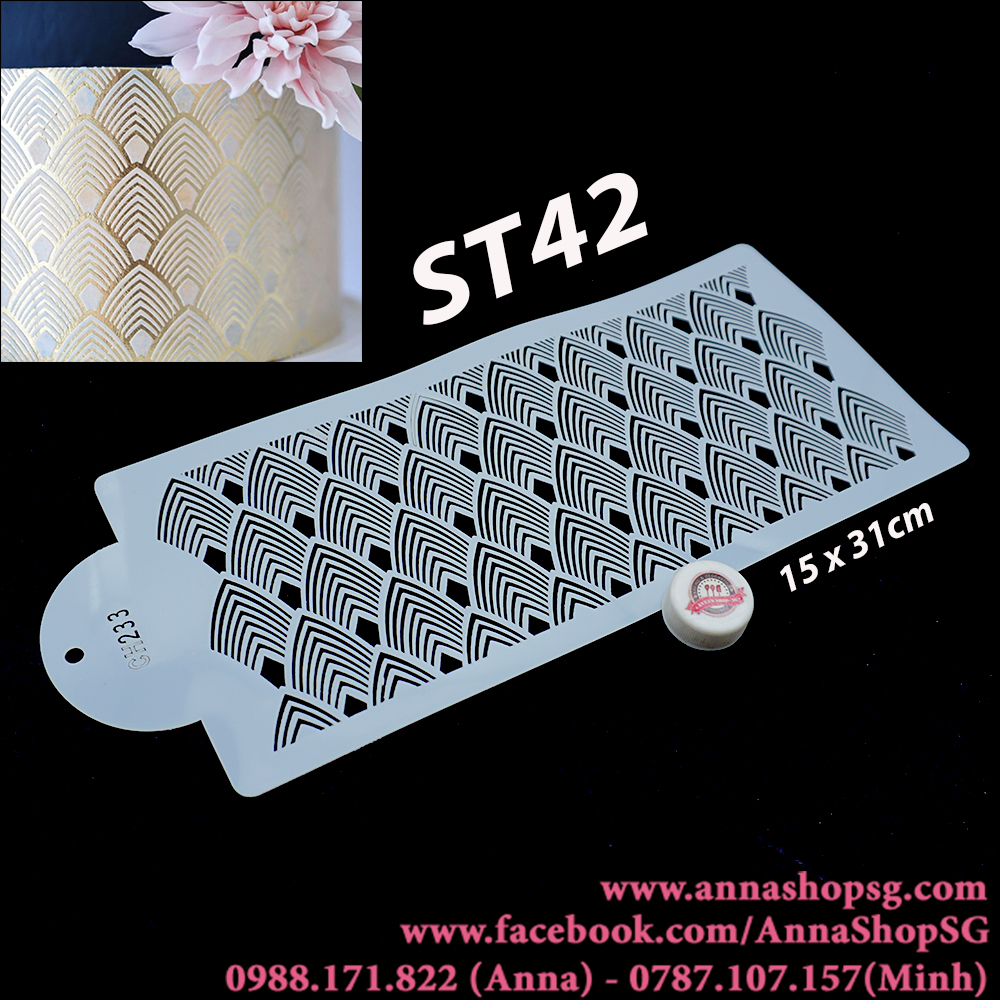 ST42 MIẾNG TẠO HOA VĂN TRANG TRÍ (STENCIL)