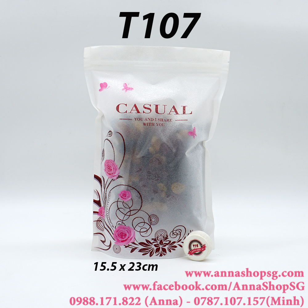 T107 SET 10 TÚI ZIP CASUAL