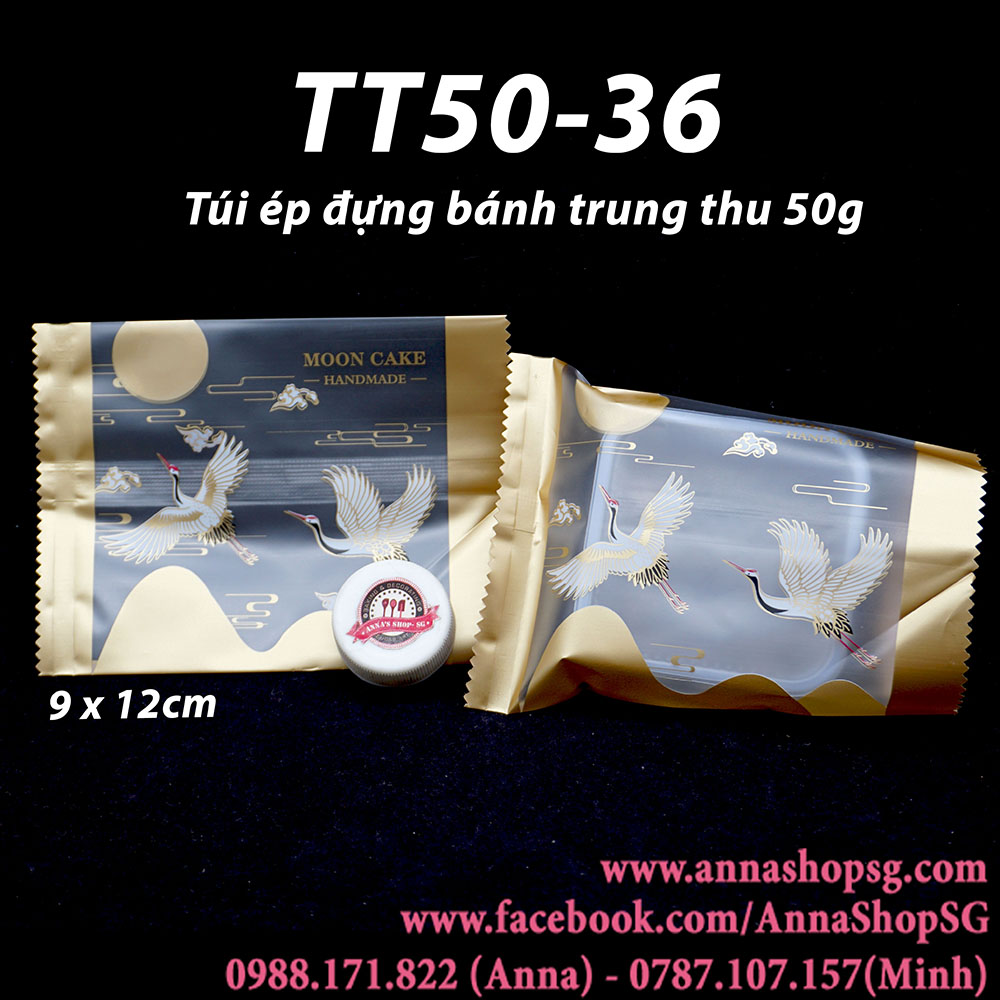 TT50-36 TÚI ÉP BÁNH 50g CHIM HẠC (100c)