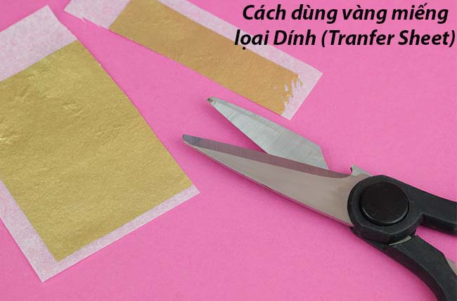 LÁ VÀNG THỰC PHẨM 80mm (1 MIẾNG)