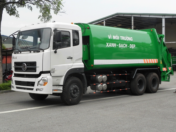 XE CUỐN ÉP RÁC 20 KHỐI Dongfeng C260