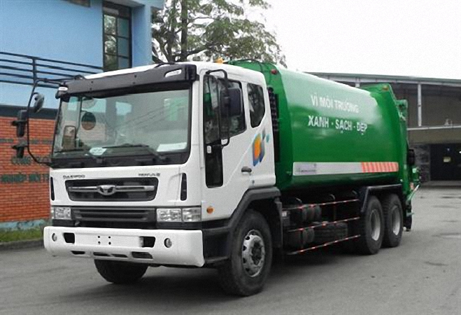 XE CUỐN ÉP RÁC 22 KHỐI ISUZU