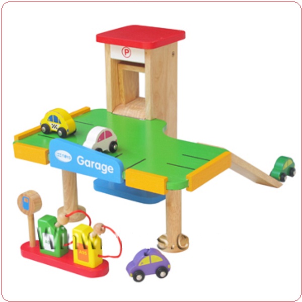 đồ chơi gỗ Gara xe hơi Winwintoys.