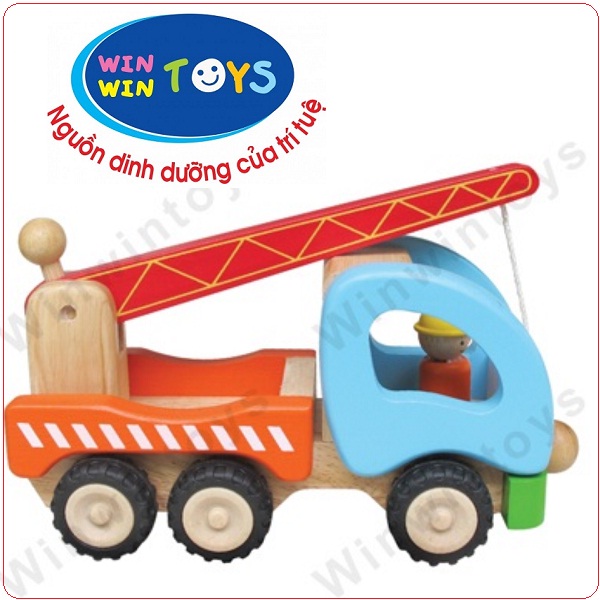 đồ chơi gỗ xe cần cẩu