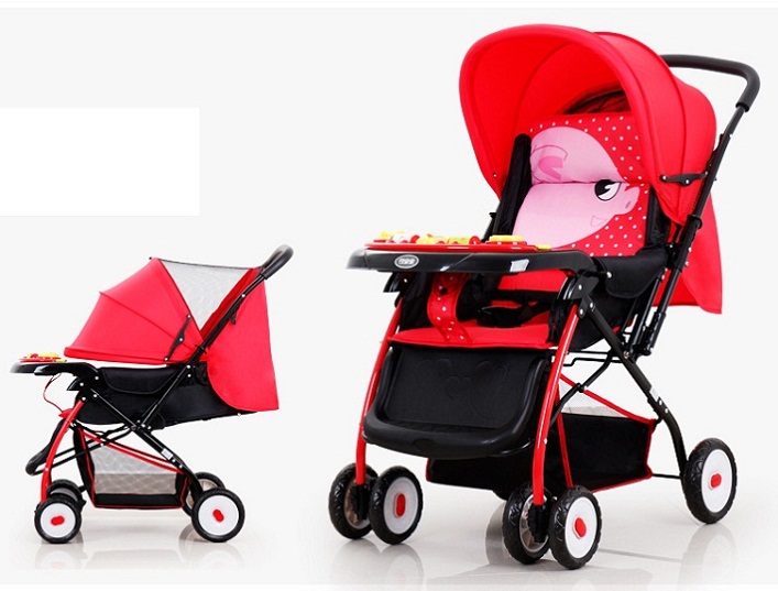 Xe đẩy cho trẻ em 709N màu đỏ