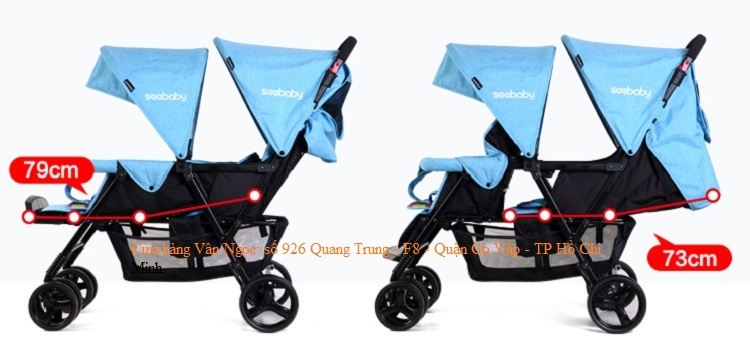 Chiều dài của nệm nằm của xe đẩy T33