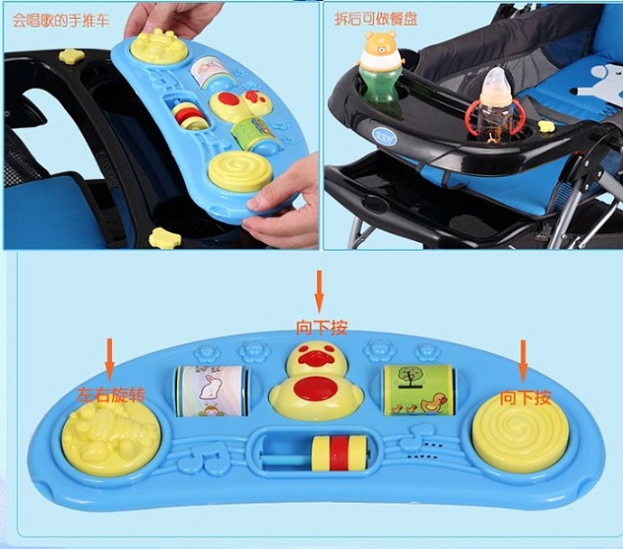 Hình ảnh bộ nhạc của xe đẩy em bé 709N